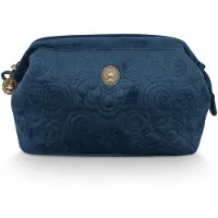 Pip studio Toilettas Velvet Quiltey Days Cosmetic Purse Small Blue