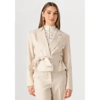 Aaiko Dames Blazers Mae Stripe Vis 526 - Gebroken Wit - Maat L