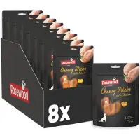 Rosewood Chewy Sticks Kip Medium - Hondensnack - Kauwstaven met Kip en Runderhuid - Graanvrij - 8 x 4 Stuks