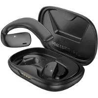 Hoco Draadloze Oordopjes Bluetooth 5.3 Oorhaak 12 Uur Batterij Zwart