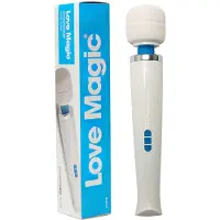 Love Magic Wand - oplaadbare massage vibrator - wit