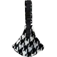 Wildride Voetenzak - Teddy Pied de poule - Wit/Black Pied de pou - - OneSize - Draagzakken