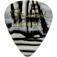 Fender Picks 351 Zebra Medium 12er Set Premium Celluloid - Plectrum set