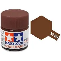 Tamiya Hobbyverf Acrylverf - XF-68 NATO Brown - Matt - Acryl - 23ml Verf potje - 23 ml