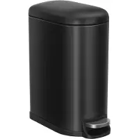 Songmics Kleine cosmeticabak 10 liter met stalen deksel