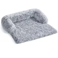 Feandrea FluffyHug hondenmand voor kleine en middelgrote honden, Ombre grijs / L (95 x 85 x 16 cm)