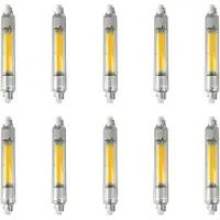 Avide R7s LED Staaflamp Dimbaar 118mm - 10W 220-240V - 4000K - 1000lm - LED Lampjes Insteek - Wit licht - Vervangt 72W lamp - 10 stuks