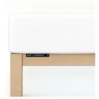 Schlafgut Soft Contact Jersey Flanel Hoeslaken XL - 180x200 - 200x200 101 Full-White