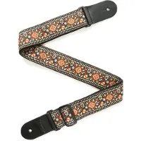 Fame Weave Series Jacquard Pattern 5 Red/Orange - Gitaarband