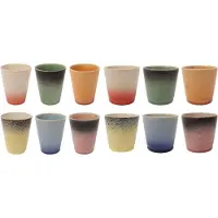 Studio Tavola Koffieset Fire (bekers & koffiekopjes) - 12 stuks