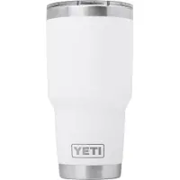 Yeti Coolers - Rambler 30 Oz - Isoleerbeker 887 ml, wit/grijs