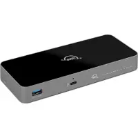 OWC Thunderbolt 5 Hub - 4x USB-C & 1x USB-A - 120 Gb/s - 140W - Zilver/Zwart