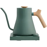 Fellow Stagg EKG PRO Elektrische waterkoker, 0.9 l - Groen/Hout