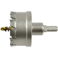 GEKO Carbide gatenzaag - 60 mm - titanium boor - hoge precisie - lange levensduur