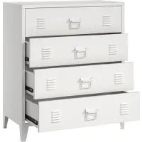 En.casa Ladekast Hämeenlinna commode met lades 92x80x40 cm wit []