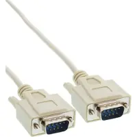 InLine Premium seriële RS232 kabel 9-pins SUB-D (m) - 9-pins SUB-D (m) / gegoten connectoren - 3 meter