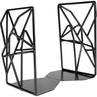QUVIO Boekensteunen set van 2 - 8 x 12 x 18 cm