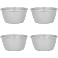 Krumble Puddingvormen - Zilver - Set van 4