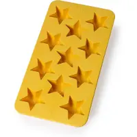 Lékué IJsblokjesvorm met deksel - Sterretje - Yellow