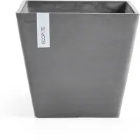 Ecopot's Bloempot Rotterdam Grijs 30 X 30 X 26 Cm