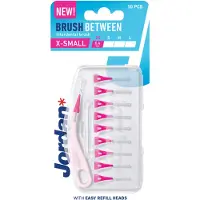 Jordan Brush Between Interdentale Ragers X-Small 0,4 mm roze - 10 stuks