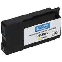 PrintAbout Huismerk HP 953XL (F6U18AE) Inktcartridge Geel Hoge capaciteit