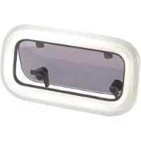 VETUS Aluminium Low Profile A3 Vent Wit 368 x 193 mm