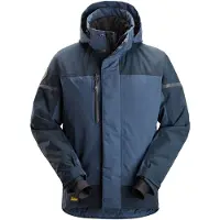 Snickers Workwear 1112 Waterdicht geïsoleerd jack Marineblauw/Donkermarineblauw maat 3XL heren