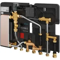 Oventrop Elektronische woningstation Regudis W-HTE Vermogensbereik 1, 12 l/min, warmtewisselaar kopergesoldeerd, Sealix(R) Volledige verzegeling, 1344050