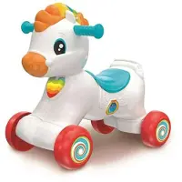 Clementoni 3 In 1 Tito The Little Horse Ride On Wit Kinderen