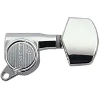 KLUSON Lock mechanieken 3+3 45° Chrom - Stemmechaniek voor gitaar