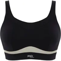 Panache - Freedom Non Wired Non Padded Sport BH - Black/Chalk - 80F