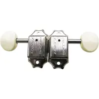 KLUSON Double Line Junior 3+3 nikkel - Stemmechaniek voor gitaar
