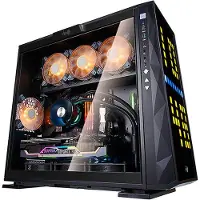 In Win Win 309 Gaming Edition, Midi-tower, PC-behuizing, zwart, compatibel met ATX, EATX, micro ATX, Mini-ITX, materiaal: Acrylnitril-Butadieen-Styreen (ABS), SECC, gehard glas, gaming