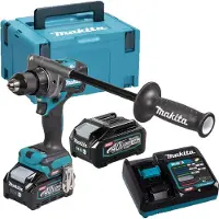 Makita - 40V Accu Boor-/schroefmachine, 2x accu 4,0 Ah, lader DF001GM201