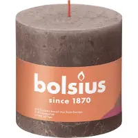 Bolsius Rustiek stompkaars 100/100 Taupe taupe Wax Kaars