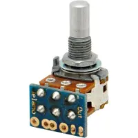 Göldo Mini Balance Knob 2x250k Straight Axel Standard - Potentiometer voor gitaar