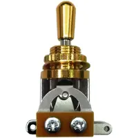 Göldo Toggle Switch Singlecut Style goud (sichtbarer deel) - Schakelaar voor gitaar