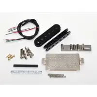 Göldo Pickup kit Humbucker zwart komplett aber zonder draht - Humbucker pickup voor gitaren