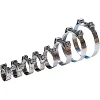 VETUS Rvs304 Heavy Duty D Hoseclamp Zilver 316-329 mm