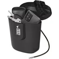 Proplus Draagbare kluis - 200x182x114mm - Reiskluis - Cijferslot en Kabel - Lichtgewicht - Anti-Diefstal - Zwart