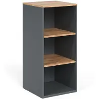 Vicco Midikast Viktor Antraciet/gouden eik 40.2 x 88.2 cm, Model 55166