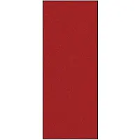 vidaXL Deurmat Rood en Zwart 120 x 300 cm 100% Polyamide