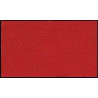 vidaXL Deurmat Rood en Zwart 90 x 150 cm 100% Polyamide