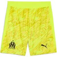 Puma Sportbroek 'Olympique de Marseille 25/26' geel / honing / zwart