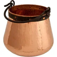 Ich-zapfe Koperen ketel, jzeren handvat, liter: 30 liter