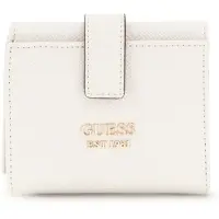 GUESS portemonnee Rosalba SLG Petite Trifold Wallet Cream White crème