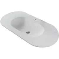 SaniGoods Girona wastafel wit mat 100x52.5cm