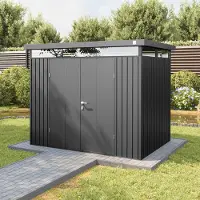 PRIMEYARD 240 x 180 cm Tuinschuur, antraciet