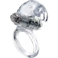 Bossoftoys Penis Ring - CockRing - Met Rabbit voor Clitoris Simulatie - Vibratie - Clear